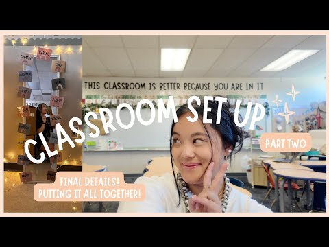 2025 Classroom Set Up VLOG Part 2  - Fourth Year Teacher