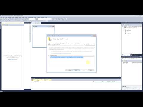 Connecting to a Microsoft SQL server using the Visual Studio 2008 designer