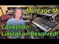 Correction montage m limitation resolved