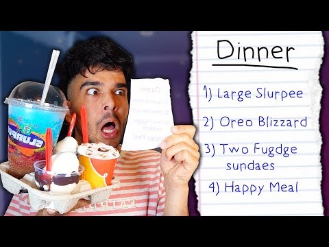 I Swapped Diets With a STRANGER For 24 HOURS (IMPOSSIBLE FOOD CHALLENGE)