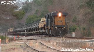 LHF CSX 779 ES44AH & 7256 CM44AH Lead Unit Tank Train S471-17 SB Through Parkton NC W/A K5LA 
