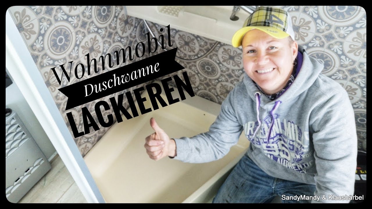 Wohnmobil Duschwanne selber lackieren Wohnmobil Duschwanne selber lackieren