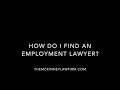 Austin and San Antonio employment law attorney Chris McKinney discusses finding and hiring an employment lawyer. So you need to hire an employment lawyer but you don’t know how to get started? Then this video is for you.