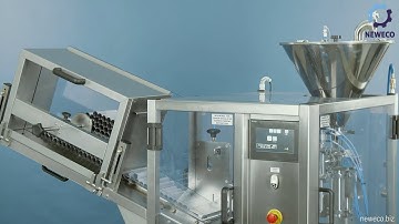 Automatische tube afvul- en sluitmachine voor aluminium tubes NEWECO NTA-400A