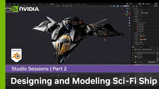 Designing & Modeling a Sci-Fi Ship in Blender w/ Wanoco4D Part 2: Materials