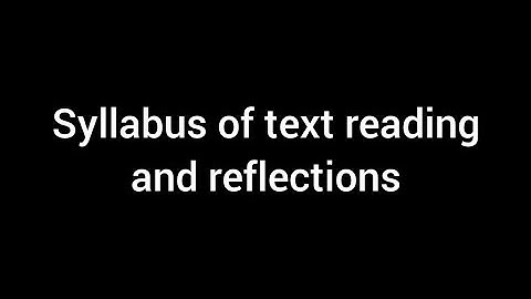 HPU B.Ed.1st sem. Syllabus of Text Reading and Reflections
