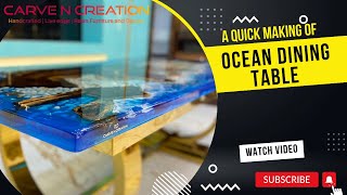 Epoxy Ocean Table || Step-by-Step DIY Tutorial