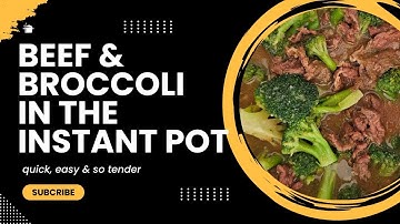 🥩Velveted Beef & Broccoli in the Instant Pot | Better Than Takeout - REALLY! 🥦