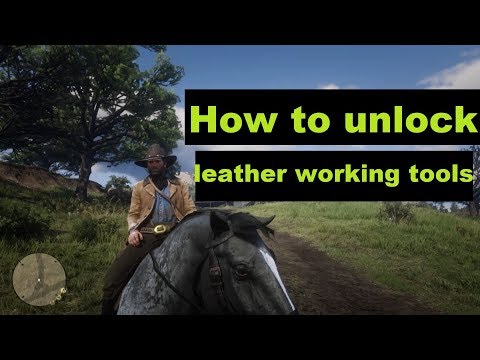 How to unlock Leather working tools | Red dead redemption 2