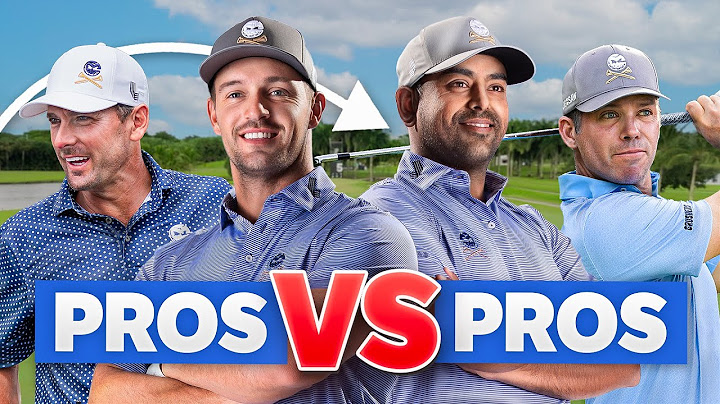 I Challenged Three Pro Golfers To A 9 Hole Match