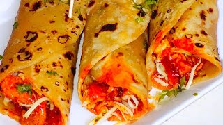 Chicken Schezwan Cheese Frankie /Super Tasty And Delicious recipe /Indian Street Food