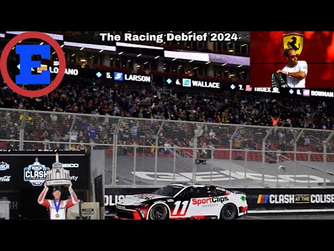 Denny Hamlin Wins 2024 Busch Light LA Clash + Lewis Hamilton’s Shock Ferrari Move | Racing Debrief