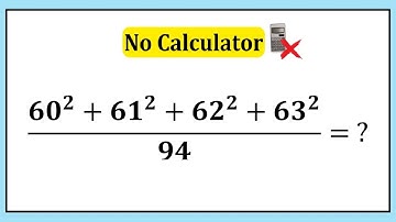 Nice Algebra Math Simplification | No Calculator