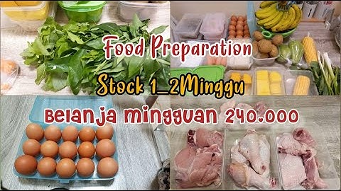 Belanja Mingguan Hemat | Food Preparation | Update Harga Sayuran #foodpreparation #belanjamingguan