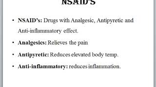 NSAIDs Classification and SAR of  salicylic acid derivative (HINDI)