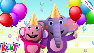 Kent elefante Italiano | Colori Alla Festa Di Compleanno | Learn Colors | Cartoni Animati