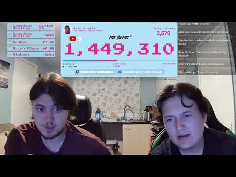 Saying Mrbeast 3 Million times | Live 24/7 | Day 40