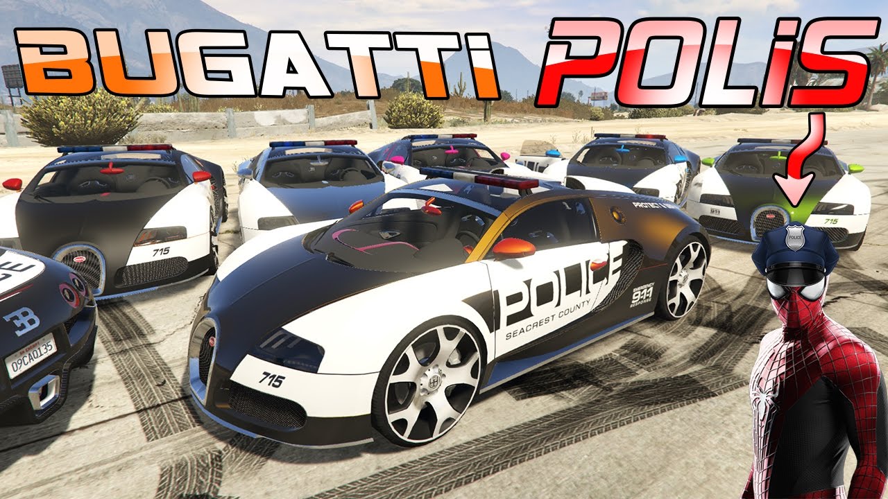 Orumcek Adam Polislik Macerasi Ve Super Polis Arabasi Bugatti