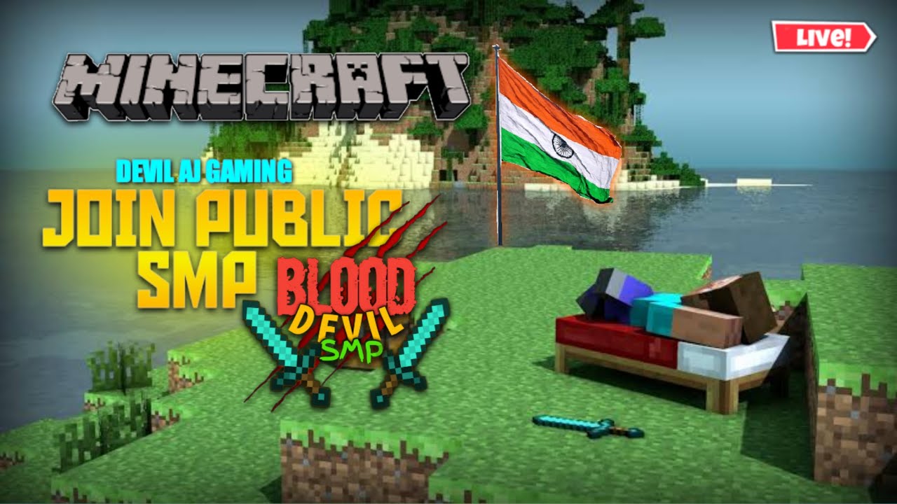 MINECRAFT LIVE STREAM | JOIN MY PUBLIC SMP JAVA / POCKET EDITION 24/7 ...