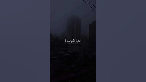 { يَا قَوْمِ إِنَّمَا هَذِهِ الْحَيَاةُ الدُّنْيَا مَتَاعٌ } سورة غافر أية 39 القارئ محمد المنشاوي 🌼