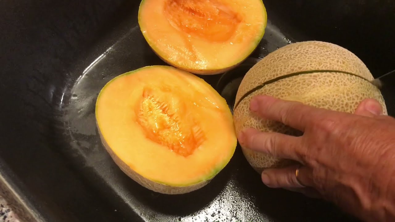 Fresh CANTALOUPE from Our Garden 2021