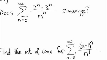 CA Calculus BC Video Lesson 8-10 More work with Ratio Test