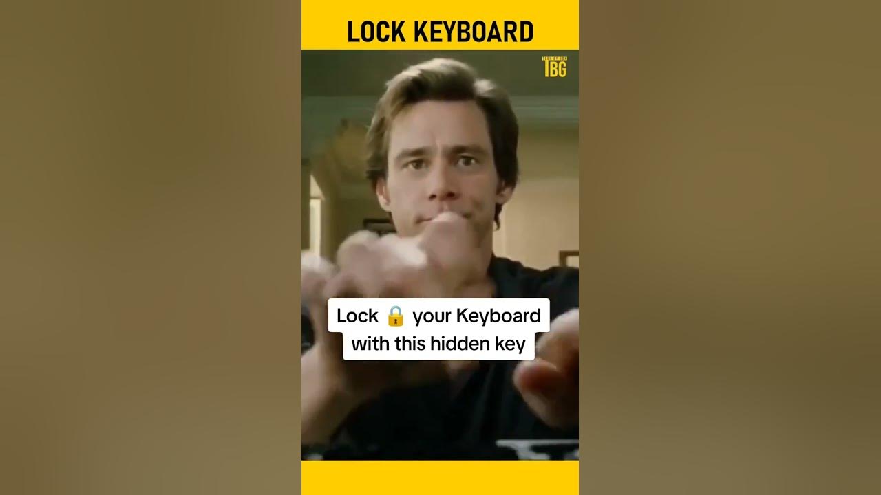How to keyboard lock and unlock youtube