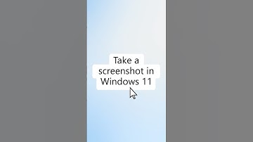 How to take a screenshot in Windows 11