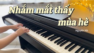 Nhắm Mắt Thấy Mùa Hè (Nguyên Hà) | Alice Piano Cover x Synthesia