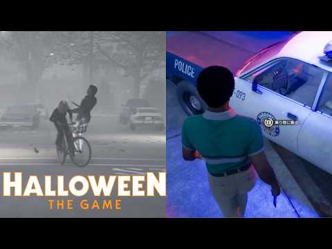 住民を奪い合い、逃げてシバいて乗り物に乗るゲーム【Halloween: The Game】
