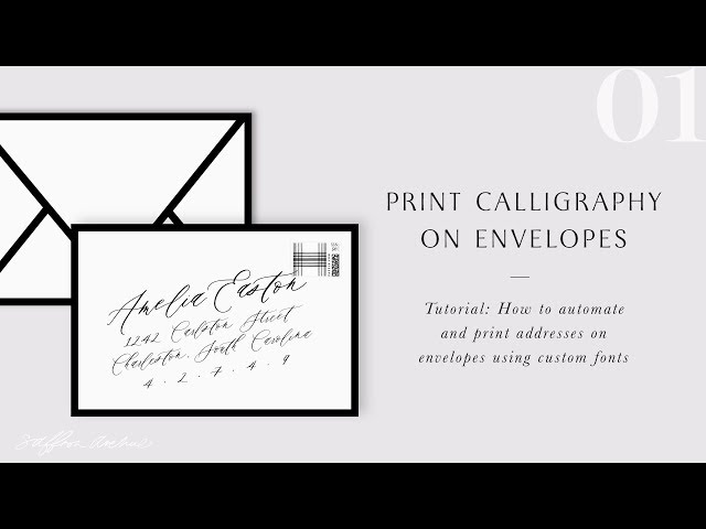 How to edit and print envelopes at home 