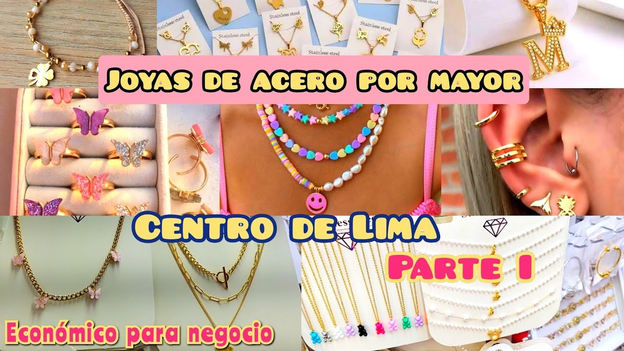papel pueblo Instalar en pc Joyas de acero por mayor en el centro de Lima Parte I - Mesa Redonda -  YouTube