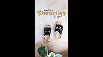 How I Made Shearling Slides 🙈