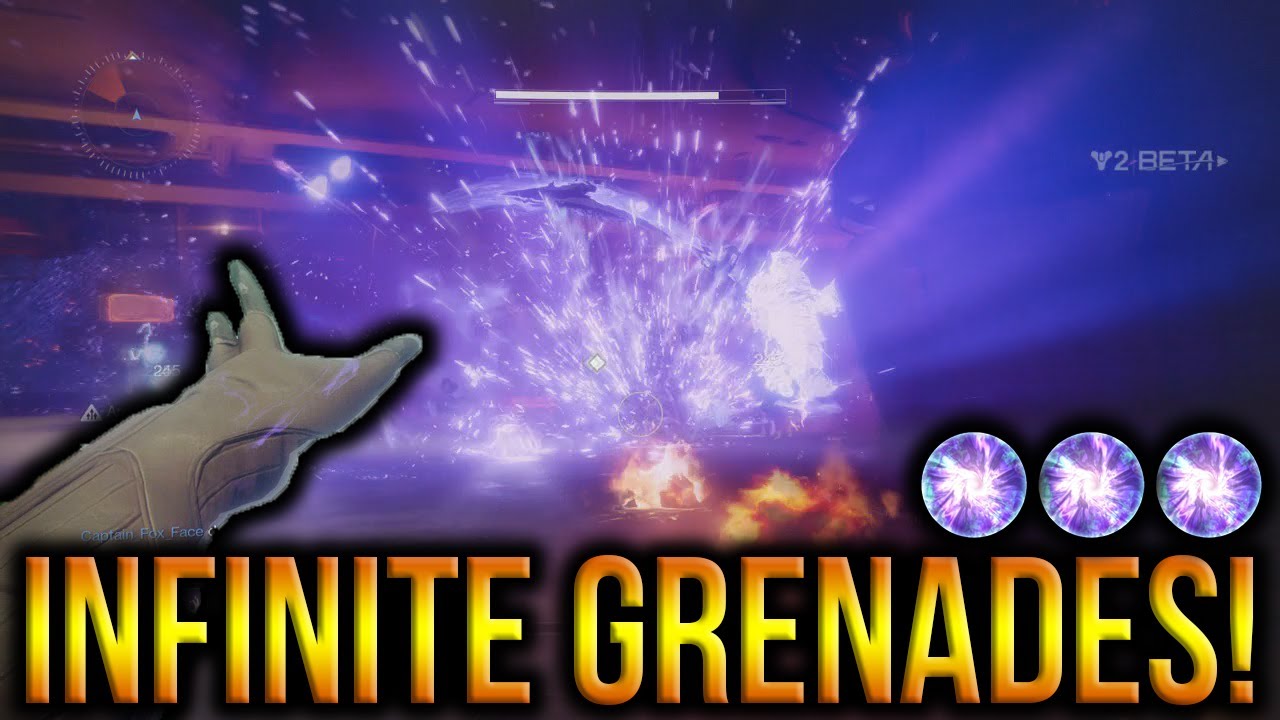 Destiny 2 Beta - Infinite Grenades Glitch! - YouTube