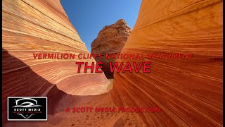 The Wave hike near the Arizona/Utah Border  Coyote Buttes North  Vermilion Cliffs National Park