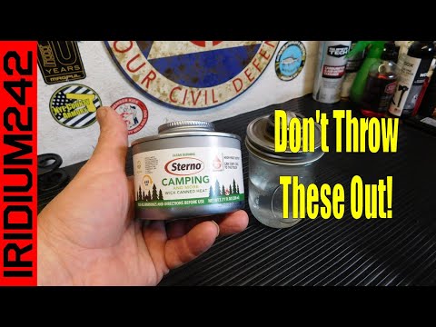 Recycling Preps: Make A Simple Oil Lamp With Things You Throw Out!