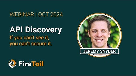 WEBINAR - API Discovery: If you can