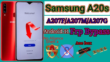 All Samsung Frp Bypass Android11|SAMSUNG A20s/A02s/20/A30/A50/A70 Google account unlock No Shell X