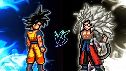 Xeno Goku V4 OP(All Form) VS Goku V2 TP OP(All Form) in Jump Force Mugen