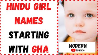 💖 Latest 2023 ᐅ Gha se name girl | baby girl names with Gha | Gha name list girl Hindu