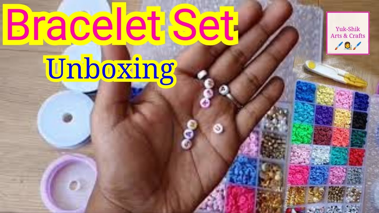 bracelet set unboxing Tamil/how to make bracelets yukshikartsandcrafts