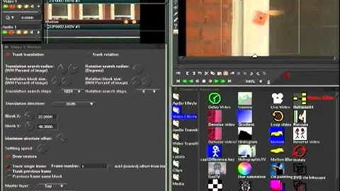 Cinelerra Motion tracking tutorial