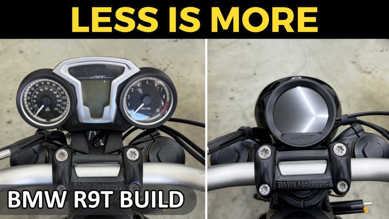 DKdesign KOSO DL-04 Instrument Cluster for BMW R9T | BMW R9T Build Part 16 | BOND Garage