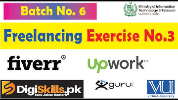 Digi Skills Freelancing Exercise 3 Solution Batch 6 | FRL101 Exercise No. 3 Batch 6 Solution