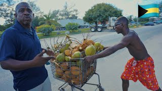 Bahamian takes me to the Real Downtown Nassau Bahamas