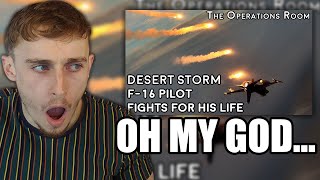 Brit Reacting to Desert Storm - F-16 Pilot Fights for his Life Over Baghdad - Animated