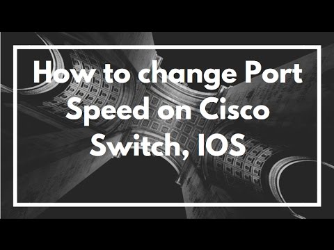 Video: How To Change Port Speed