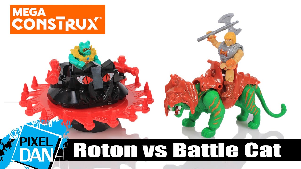 NEW SEALED Lego Masters of the Universe MOTU Mega Construx Battle Cat vs Roton