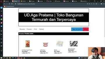 Demo Aplikasi Web UD.Aga Pratama berbasis web