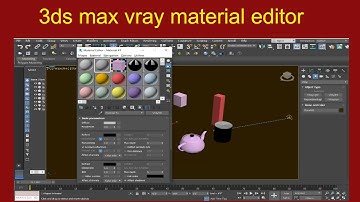 3ds Max Vray Material Editor Tutorial  | Tamil | SMT